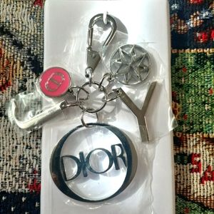 Dior Joy Keychain Bag Charm *Rare New In Box